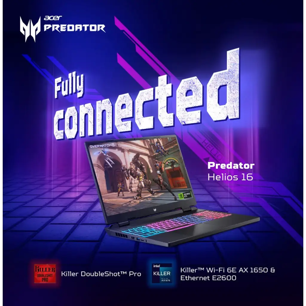 Acer Predator Helios Neo 16 13th Gen Intel Core i7 (Windows 11 Home/16 GB/1 TB SSD/NVIDIA GeForce RTX 4050) PHN16-71 - Acer - Digital IT Cafè