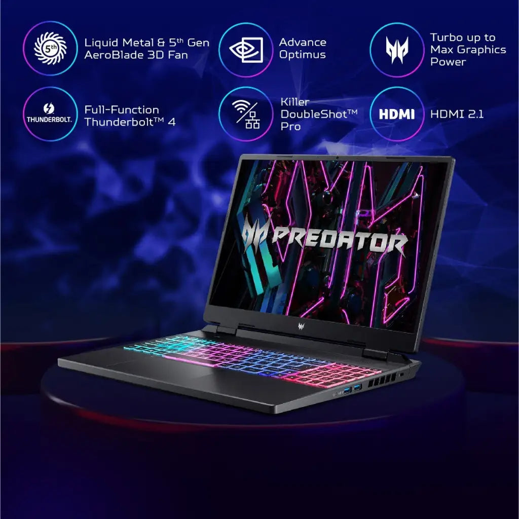 Acer Predator Helios Neo 16 13th Gen Intel Core i7 (Windows 11 Home/16 GB/1 TB SSD/NVIDIA GeForce RTX 4050) PHN16-71 - Acer - Digital IT Cafè