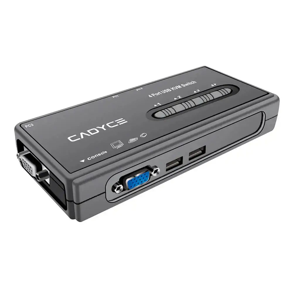 Cadyce 4PORT DESKTOP USB KVM SWITCH CA-UK 400 - Cadyce - Digital IT Cafè