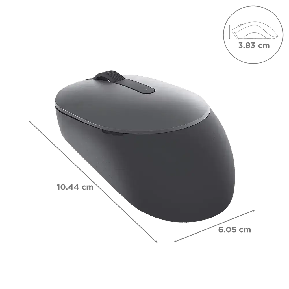 Dell Mobile Wireless Mouse - MS3320W - Grey - Dell - Digital IT Cafè