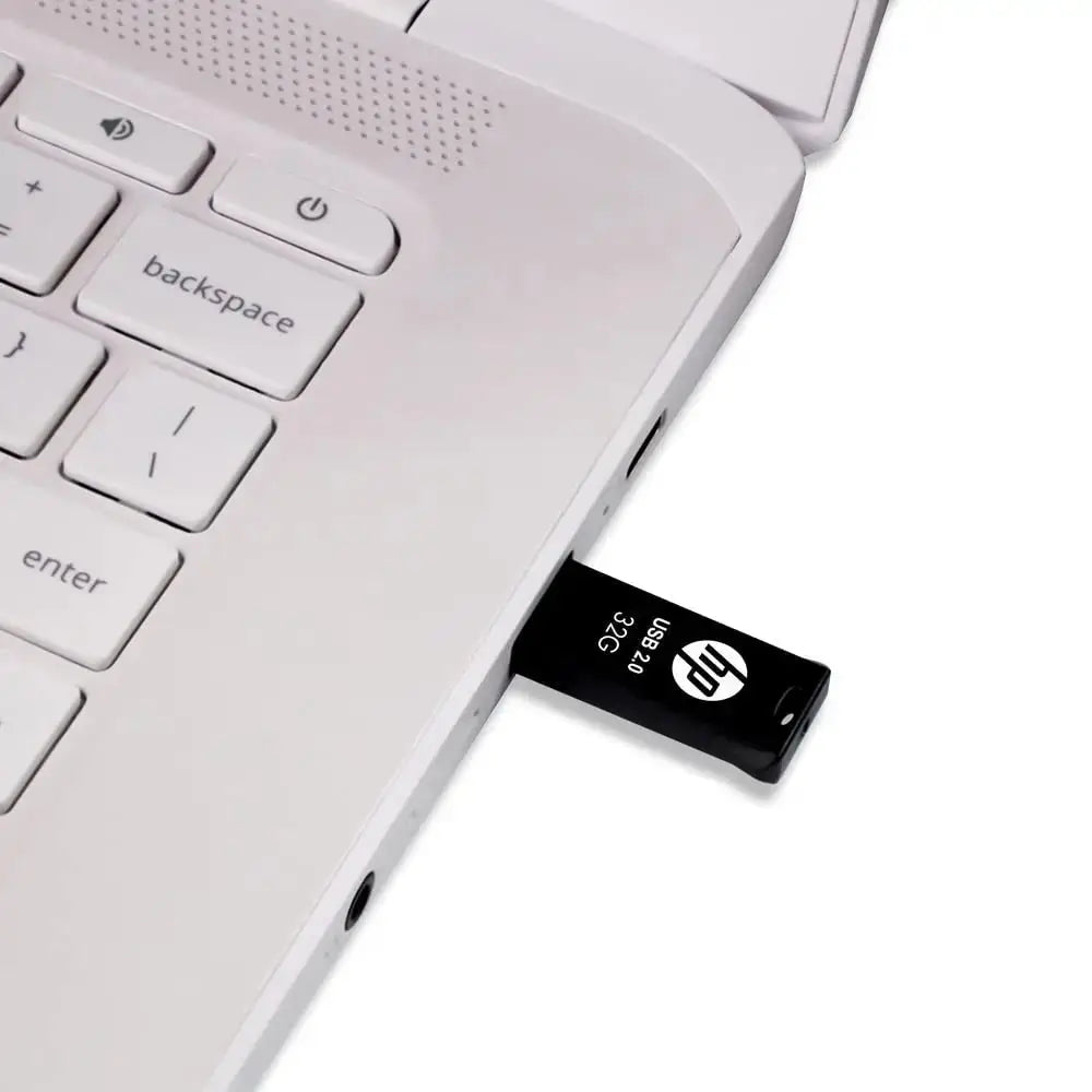 HP v207w 32GB USB 2.0 Pen Drive,Black - HP - Digital IT Cafè