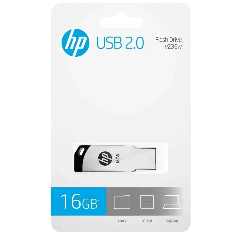 HP v236w 16GB USB 2.0 Pen Drive, Multi - HP - Digital IT Cafè