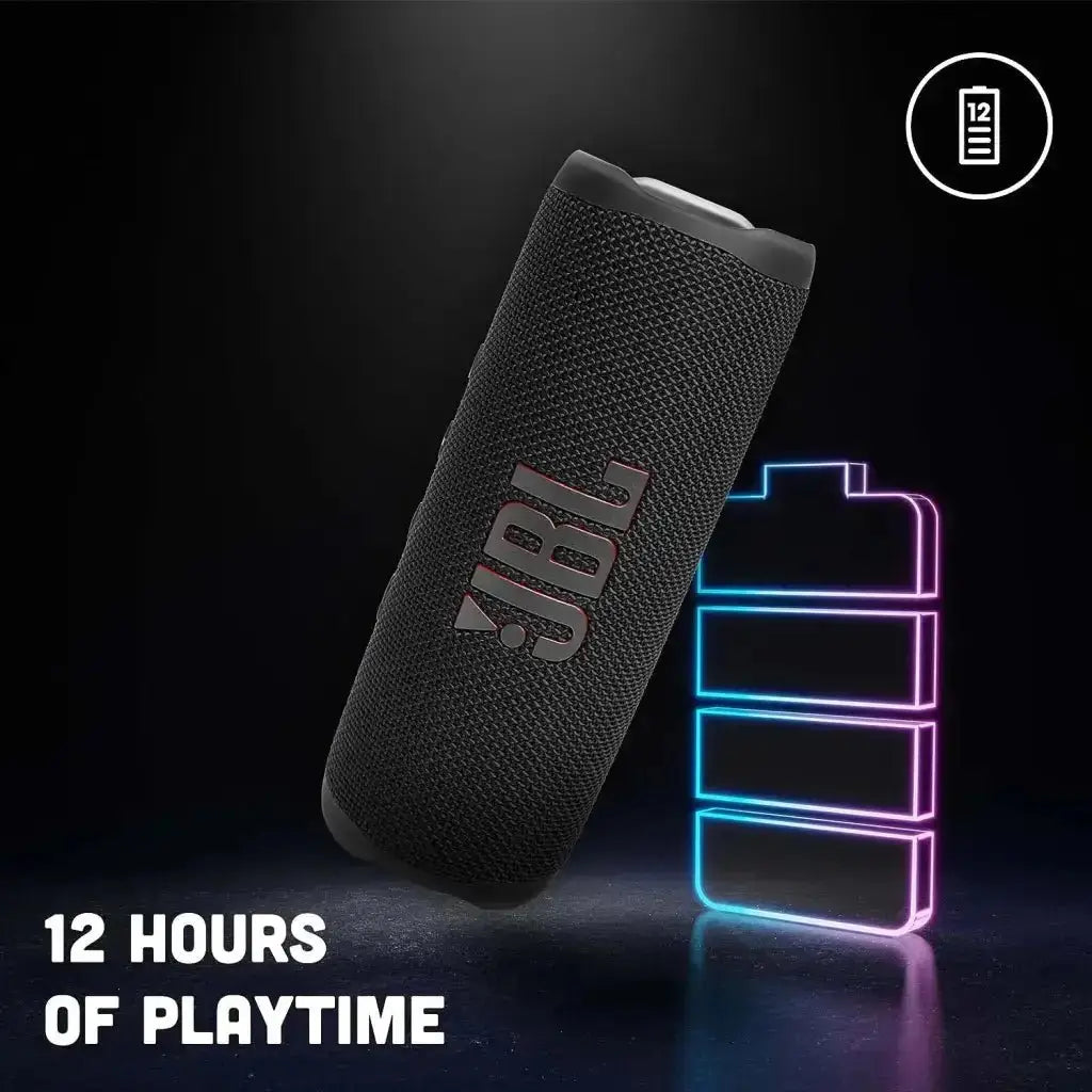 JBL Flip 6 20W Portable Bluetooth Speaker (IP67 Waterproof, IP67 Dustproof, Black) - JBL - Digital IT Cafè