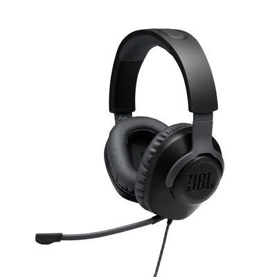 JBL Quantum 100 Wired Over Ear Gaming Headphones with Mic -