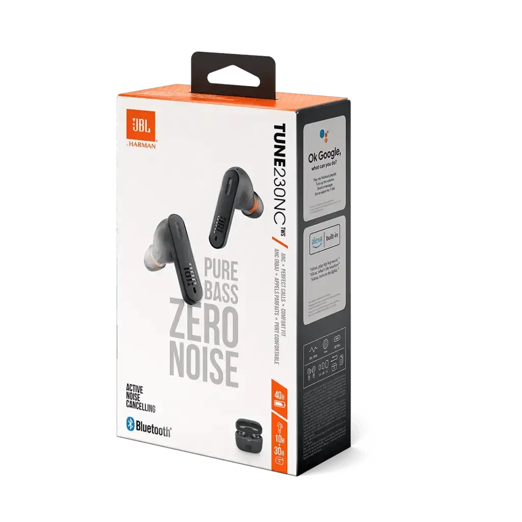 JBL Tune 230NC JBLT230NCTWSBLK TWS Earbuds with Active Noise Cancellation - JBL - Digital IT Cafè