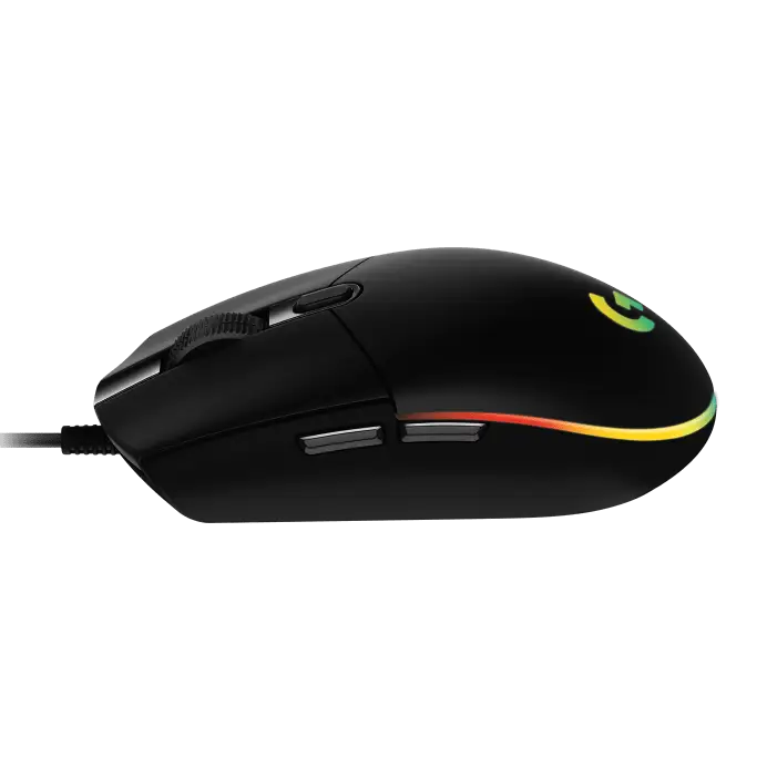 Logitech G102 Light Sync Gaming Wired Mouse with Customizable RGB Lighting Black - Logitech - Digital IT Cafè