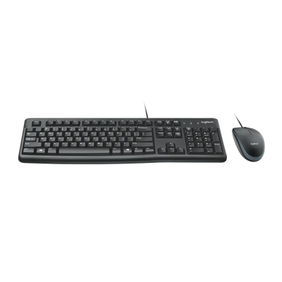 Logitech MK120 Wired USB Keyboard and Mouse Set -