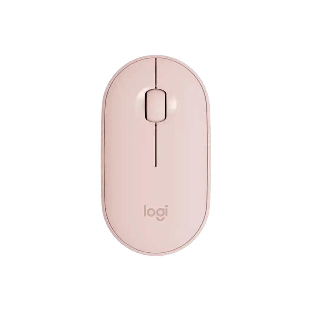 Logitech MOUSE CORDLESS PEBBLE M350 Rose - Logitech - Digital IT Cafè