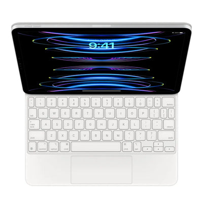 Magic Keyboard for iPad Pro 11-inch (4th generation) and iPad Air (5th generation) - US English - White - Apple - Digital IT Cafè