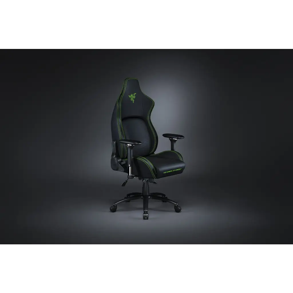 Razer Iskur Gaming Chair with Built-in Lumbar Support (Black-Green) - Razer - Digital IT Cafè