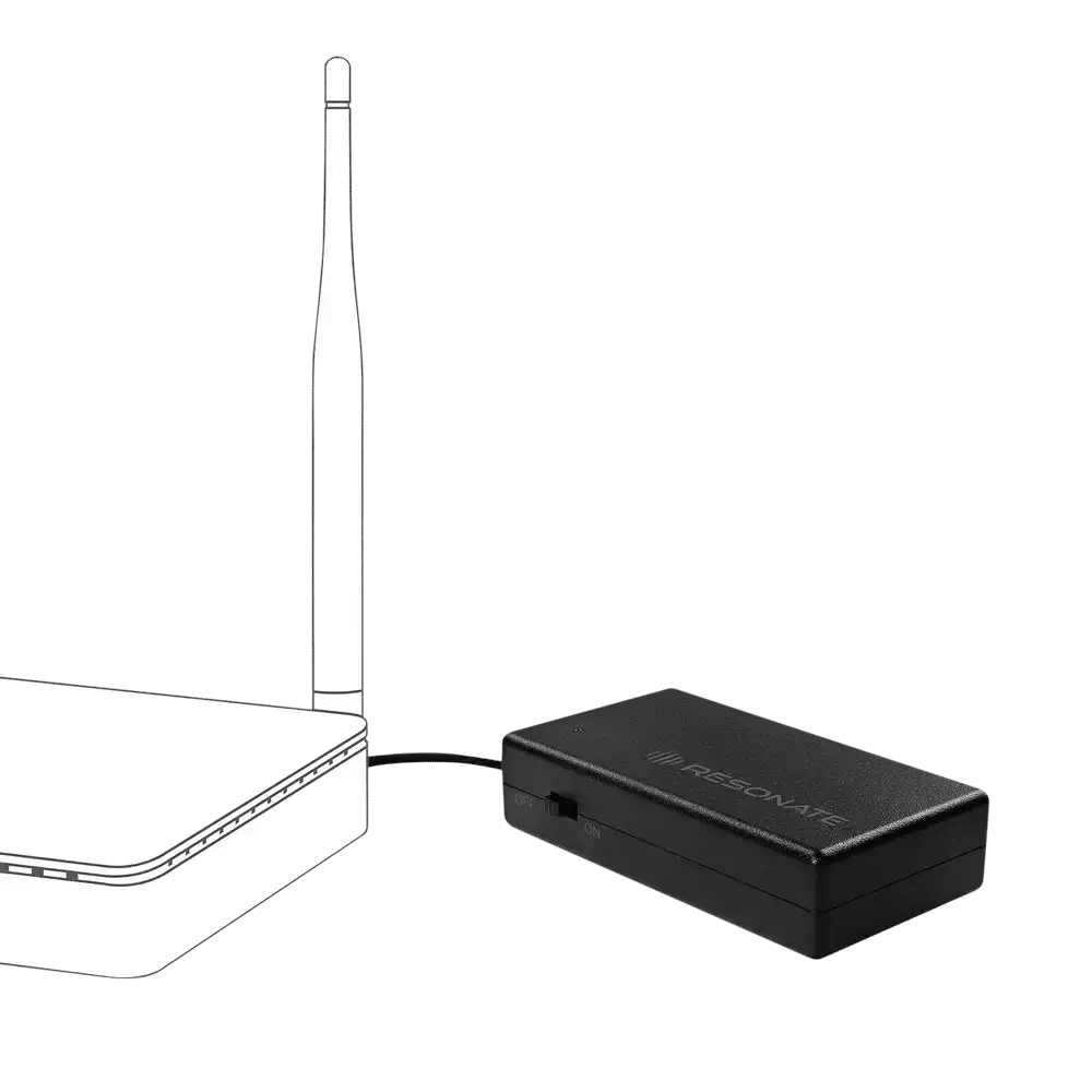 RESONATE RouterUPS Classic Wi-Fi Router (Up to 4 Hour Power Backup, CRU12V2A, Black) - Resonate - Digital IT Cafè