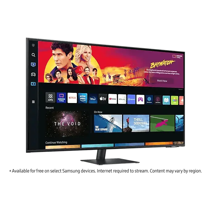 Samsung 1m 08cm (43") UHD Smart Monitor with Smart TV Experience (Black) LS43BM700/702 - Samsung - Digital IT Cafè