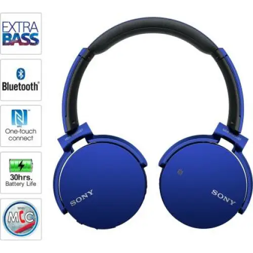 SONY Extra Bass MDR-XB650BT Wireless Headphones with 30