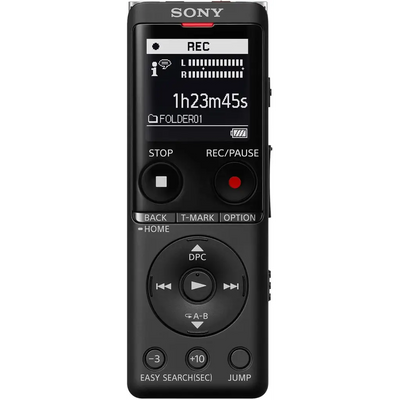 Sony ICD-UX570F Light Weight Voice Recorder-Black -