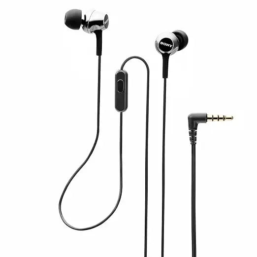 Sony MDR-EX255AP in-Ear Wired Headphones with Mic (Black) -
